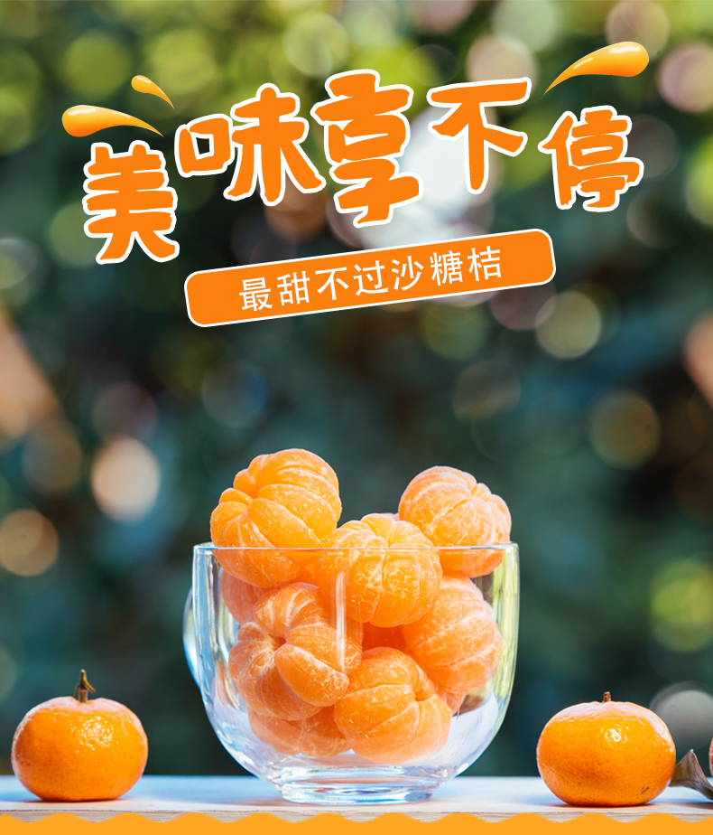 广西荔浦砂糖桔 砂糖橘 甜橘子 礼盒装 新鲜水果(图1)